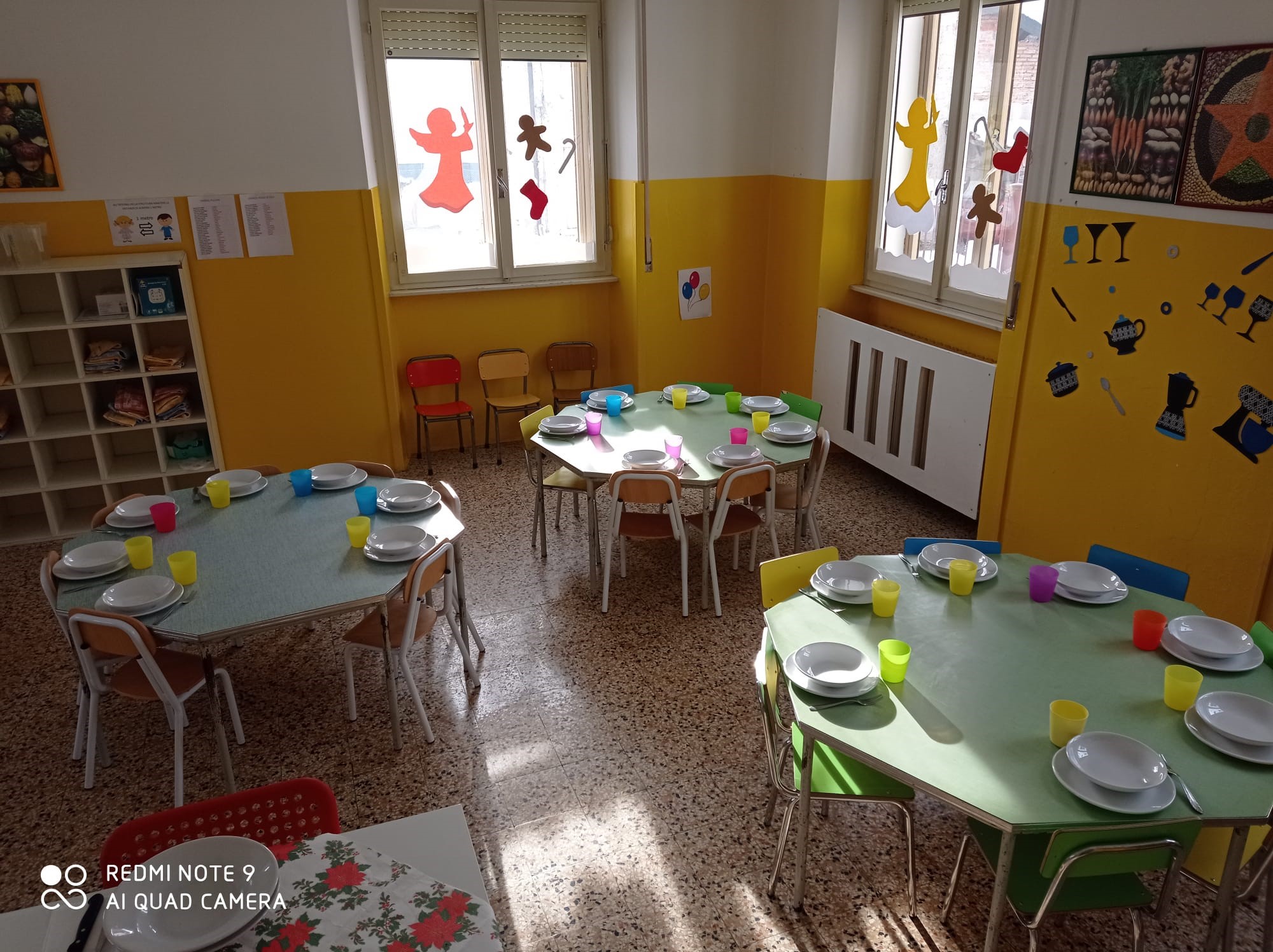 La sala da pranzo